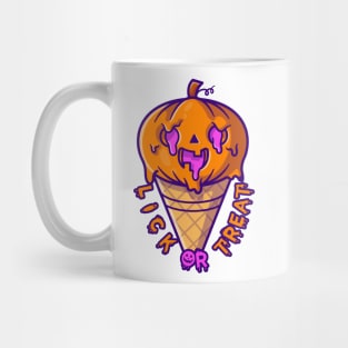 Ice Cream Pumpkin Halloween - Funny Mug